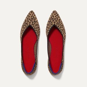 ROTHYS 🐆🖤 Leopard The Point II Women's Slip-On Shoes, Pointed-Toe Flats